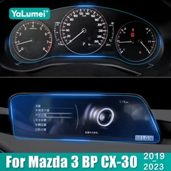 For Mazda 3 BP CX-30 CX30 2019 2020 2021 2022 2023 Tempered Glass Navigation Screen Film TPU Dashboard Film Accessories