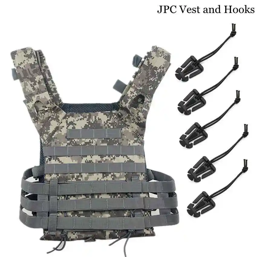 

JPC Hunting Tactical Vest Military Molle Plate Carrier Magazine Airsoft Paintball CS Outdoor Protective Lightweight Vest