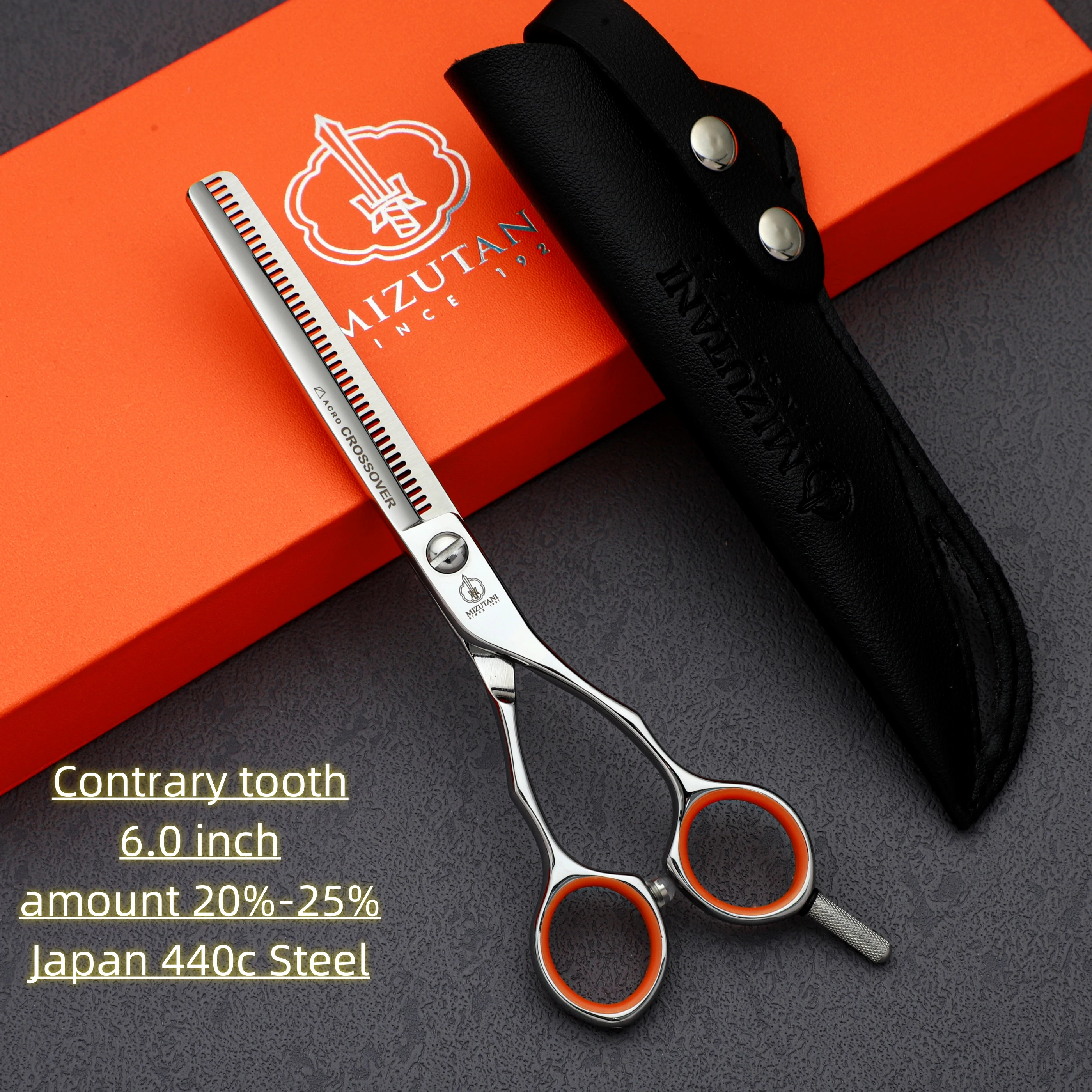 MIZUTANI Professional thinning sissors Hair cutting tools japan 440c steel set of 5.5-6.0 inch Barbershop accessories