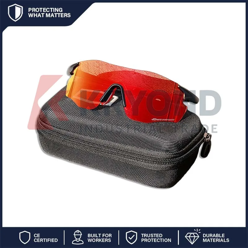 BASTO BS1025 Polarized Cycling Sunglasses UV Protection Wind Dust Resistant Outdoor Running Hiking Men Women Sports Eyewear Gear
