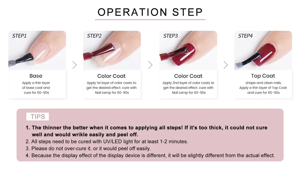 Venalisa HEMA/TPO FREE 7,5 ml Gel-Nagellack für den Sommer, Frühling, French Jelly, nacktes Rosa, Nagelgel, Glitzer, SoakOff, UV-LED, Maniküre, DIY – Detail 21