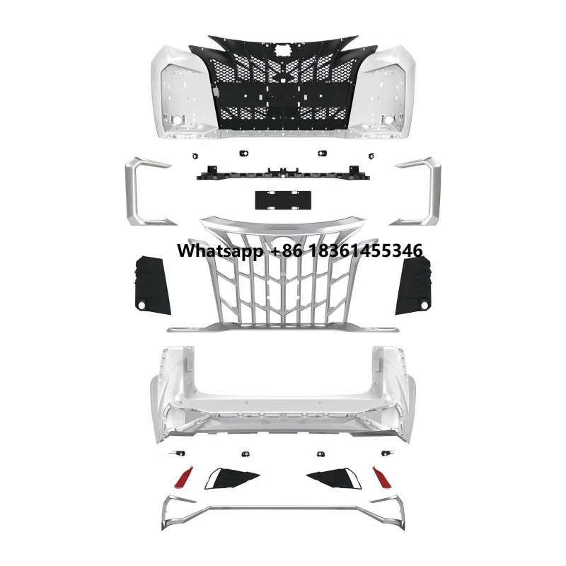 for the New Sienna for Modifying Kirin Body Kit Including the Front Bumper Rear Bumper Grille and Bumper