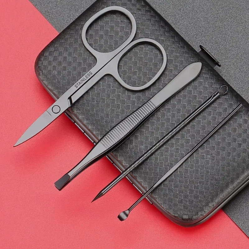 10 sztuk/zestaw czarnych obcinaczy do paznokci, ostre, wytrzymałe obcinacze do paznokci, profesjonalne narzędzia do pielęgnacji pedicure