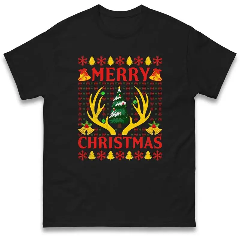 

Cozy Christmas Holiday T Shirt Jingle Bells With Tree