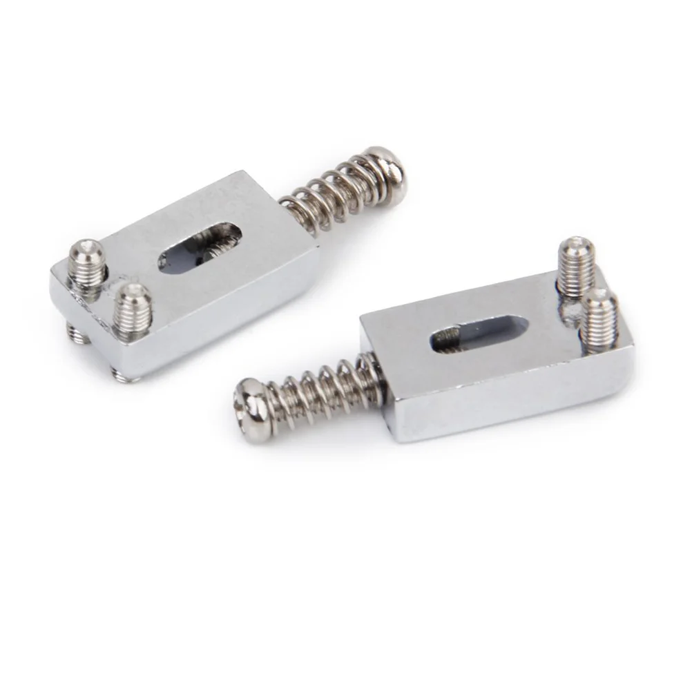 Selles de guitare de remplacement, accessoires de pont Tremolo, argent électrique, 6 pièces