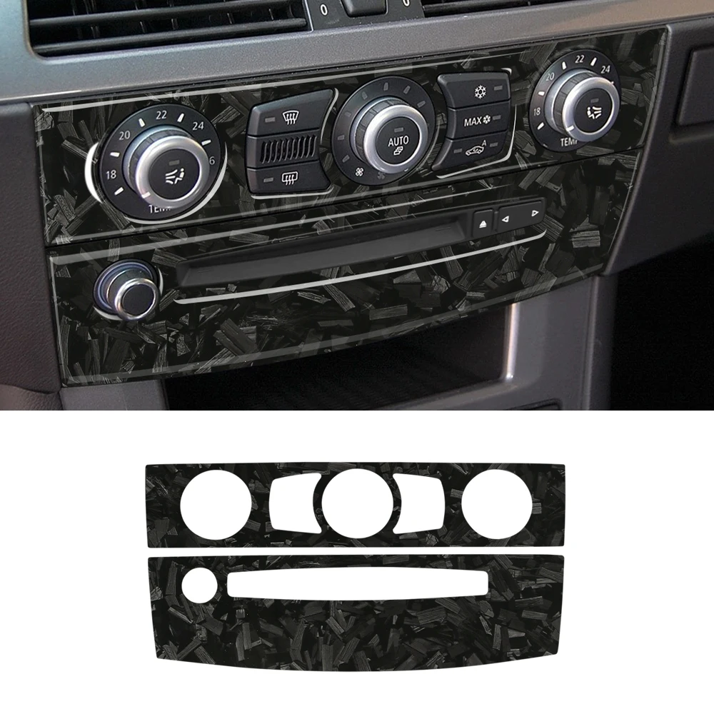 

For BMW 5 Series E60 2004-2007 Accessorie Car Interior Center Control CD Panel Cover Trim Vinyl Decal Sticker