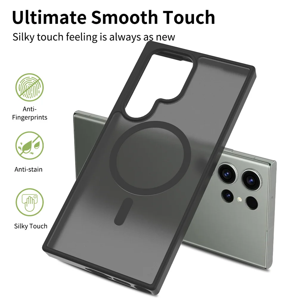 For Samsung Galaxy S25 Ultra Case PC + TPU Back Cover Galaxy S25 S24 Plus Phone Case For Samsung S24 FE 5G S25 Edge Luxury Cover - náhled 3