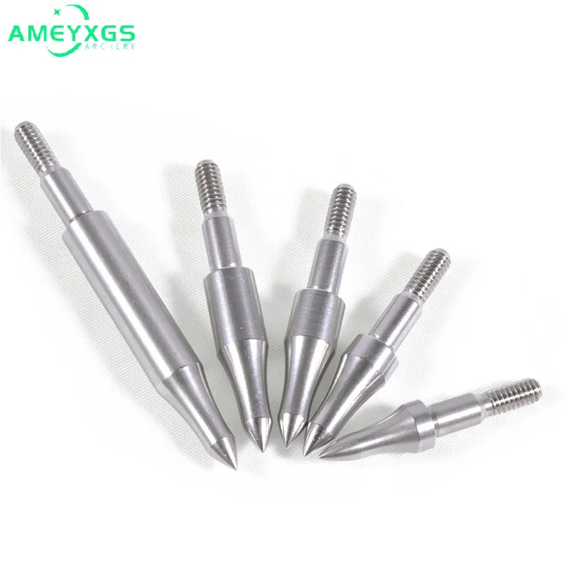 

12pcs Archery Arrowhead Stainless Steel 75/100/125/150/200/250/300 Grains Broadhead Diameter 8mm General Thread Bow Accessories