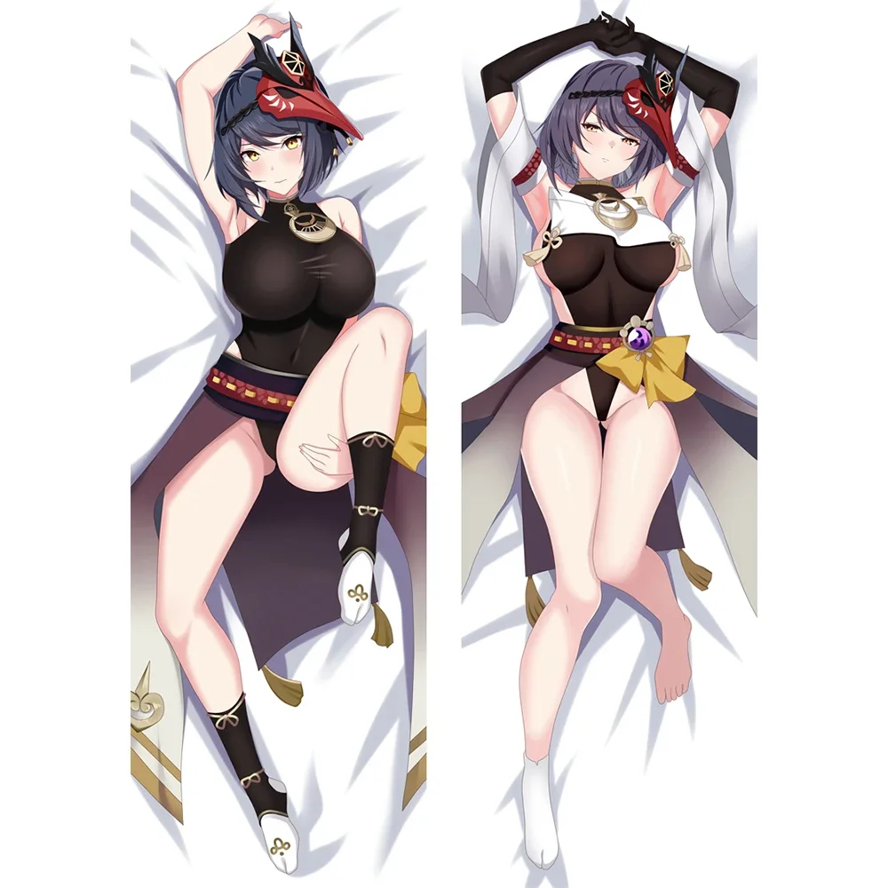 

60x180cm Genshin Impact Sexy Kujou Sara Anime Dakimakura Pillows Hugging Body Pillowcase Otaku Cushin Cover Sofa