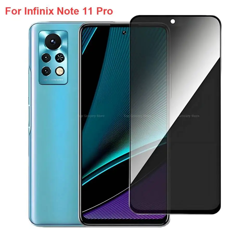 

Note 11 X697 Anti Spy Privacy Tempered Glass Screen Protector Compatible For Infinix Note11 Pro Phone Film