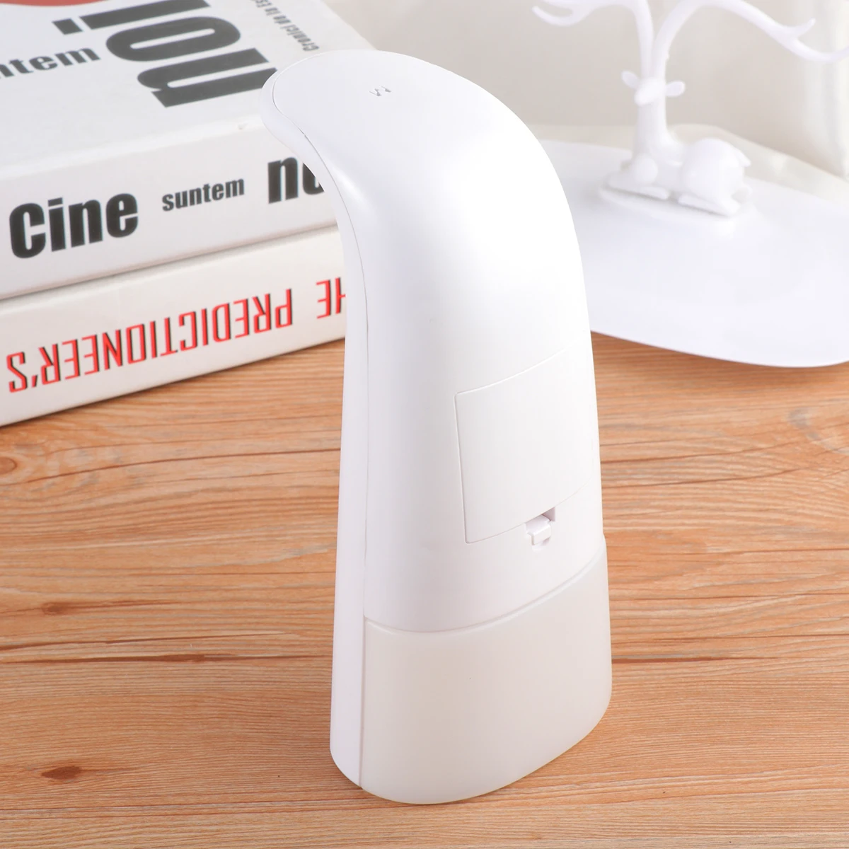 

1pc Touchless Soap Dispenser Abs Automatic Sensor Liquid Soap Dispenser No Waterproof Home