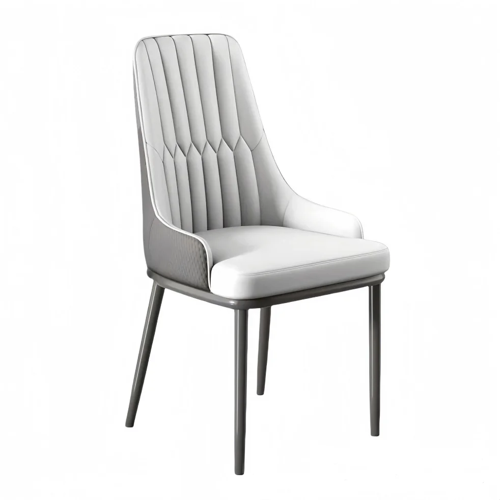Wholesale Retro Accent Dining Chair Modern Leather Metal for Living Room Coffee Hotel Bedroom School Hospital Park Gym Villa