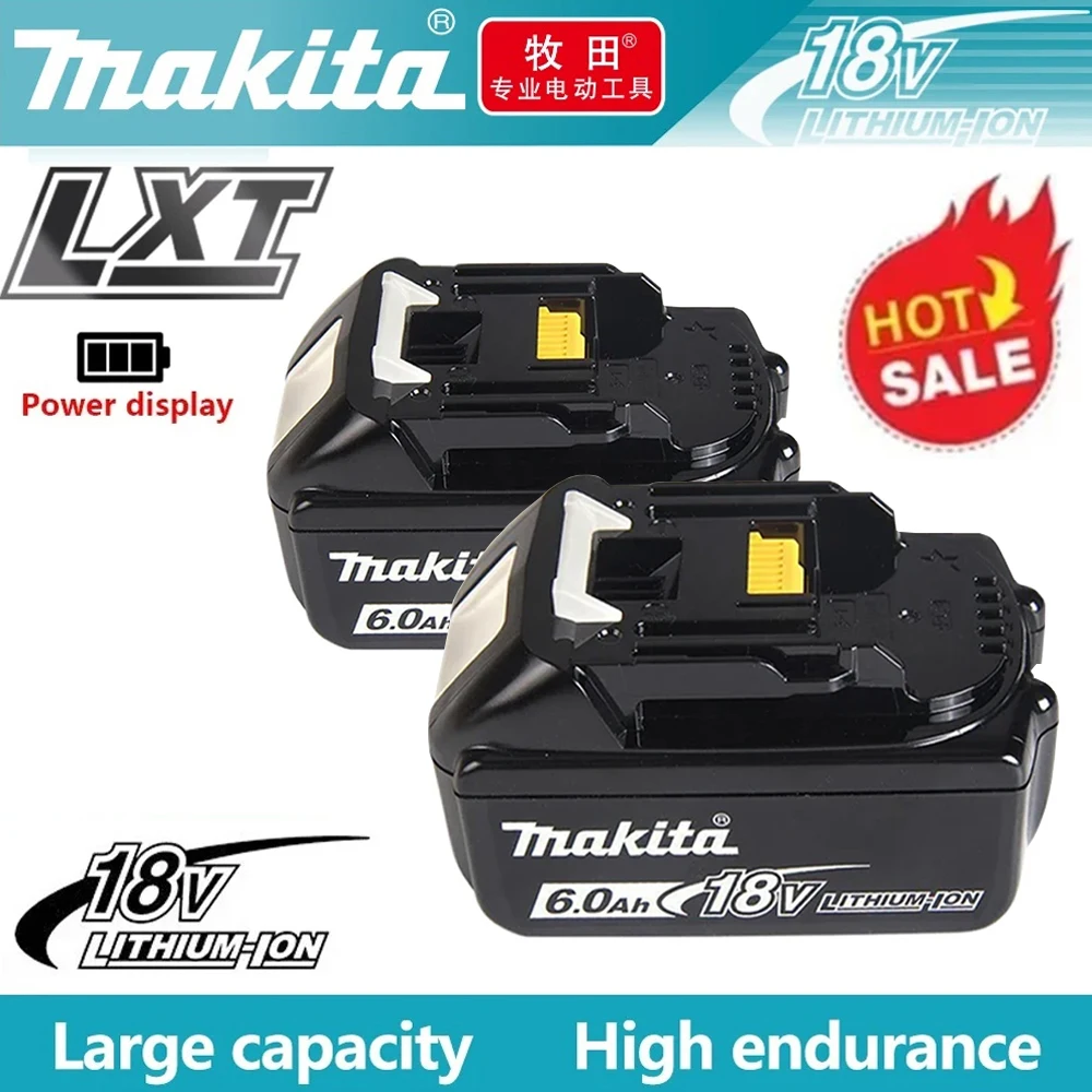 

Original Makita 6Ah/5Ah/3Ah for Makita 18V Battery BL1830B BL1850B BL1850 BL1840 BL1860 BL1815 Rechargeable Lithium Battery