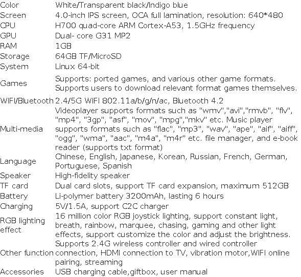 ANBERNIC RG40XXV 64-bit Linux Retro Portable Gaming Console 4.0-inch IPS Screen Supports 5G WiFi Bluetooth Support HD Output