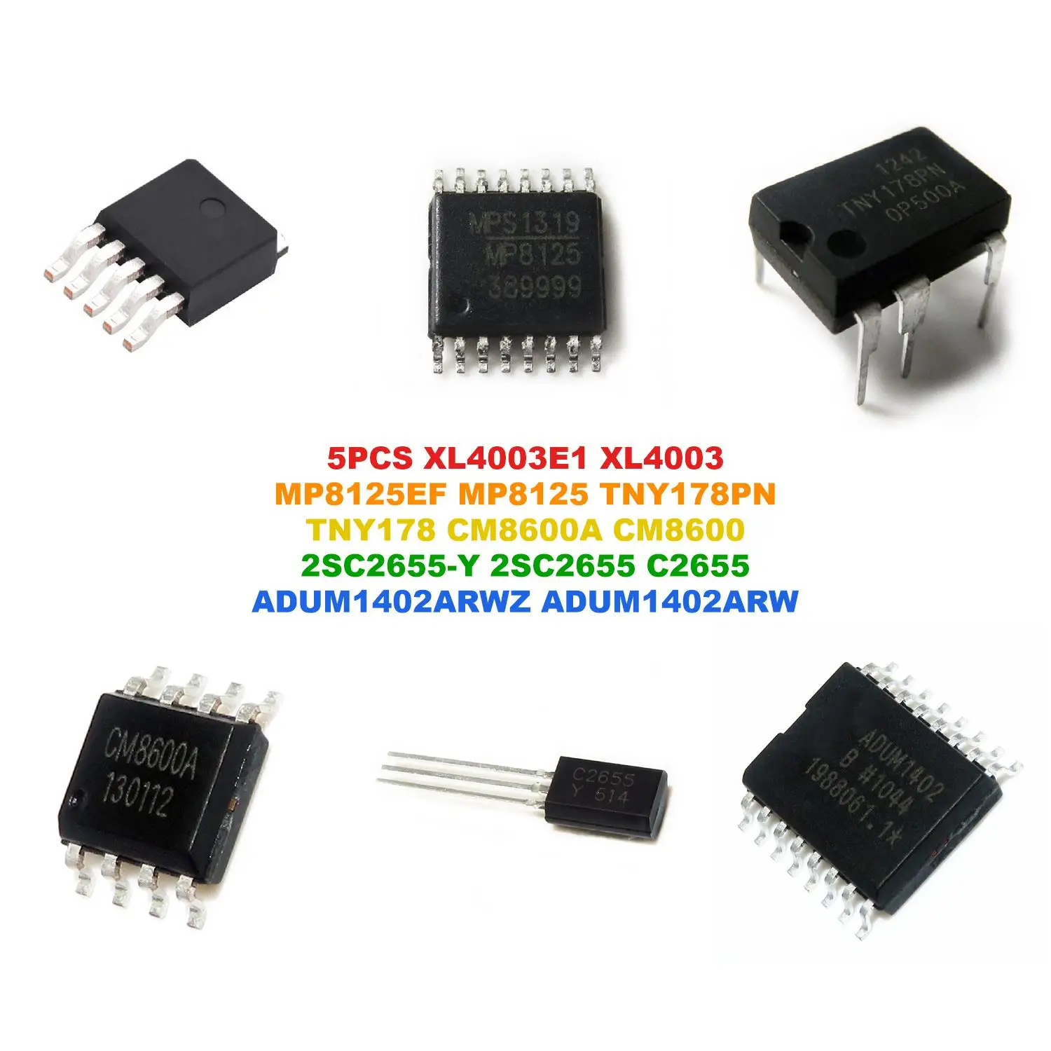 XL4003E1 XL4003 MP8125EF MP8125 TNY178PN TNY178 CM8600A CM8600 2SC2655-Y 2SC2655 C2655 ADUM1402ARWZ ADUM1402ARW ADUM1402