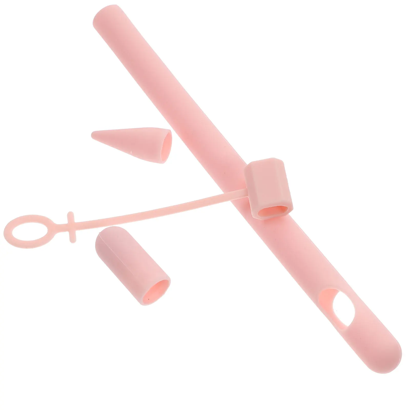 

1pc Cartoon Pig Sleeve Soft Silicone Cover For Pencil 1 Anti-Slip Anti-Fall Design Comfortable 1:1 Mold Pencil Protector