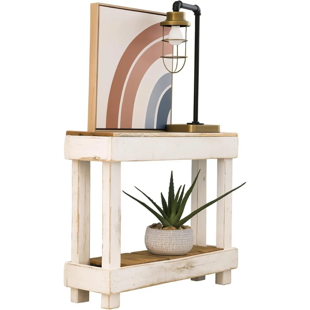 Tavolino con accento Luxe (combinato bianco)