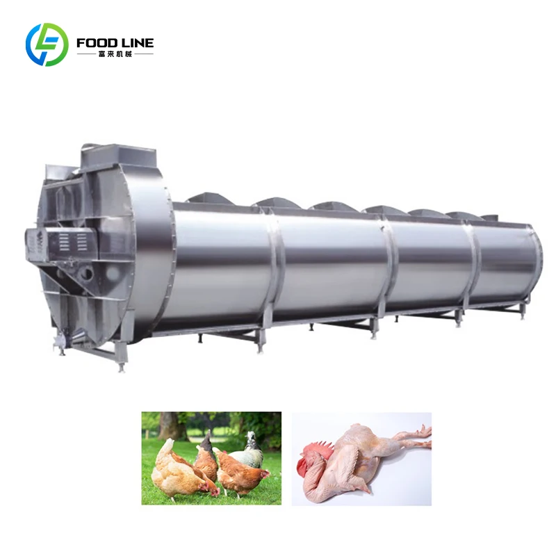 معدات الذبح بيت الدجاج خط ذبح الدجاج شبه الأوتوماتيكي