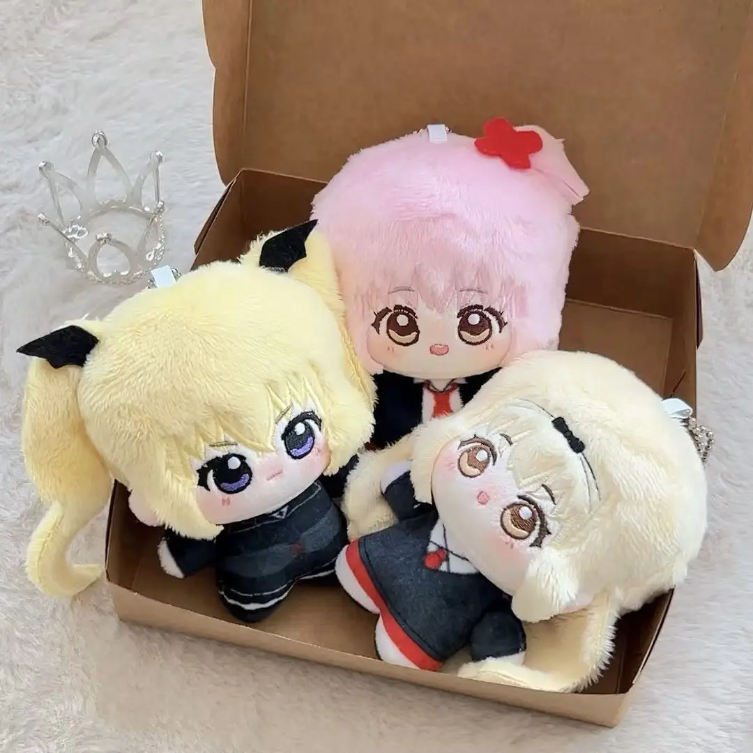 4 Inch Anime Shugo Chara Hinamori Yoru Amu Starfish Cosplay Printing Nunu Body Cotton Stuffed Pendant Backpack Keychain Plushie