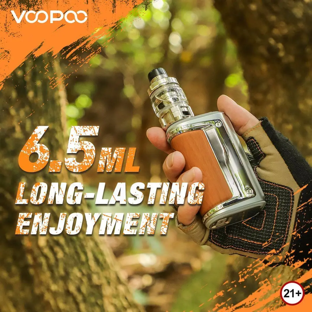 VOOPOO Argus GT II กล่อง Mod 200W ชุดอิเล็กทรอนิกส์บุหรี่ Vaporizer 6.5Ml PnP Pod ถัง Vaper Vape Mod ชุด GENE.TT 2.0ชิป IP68