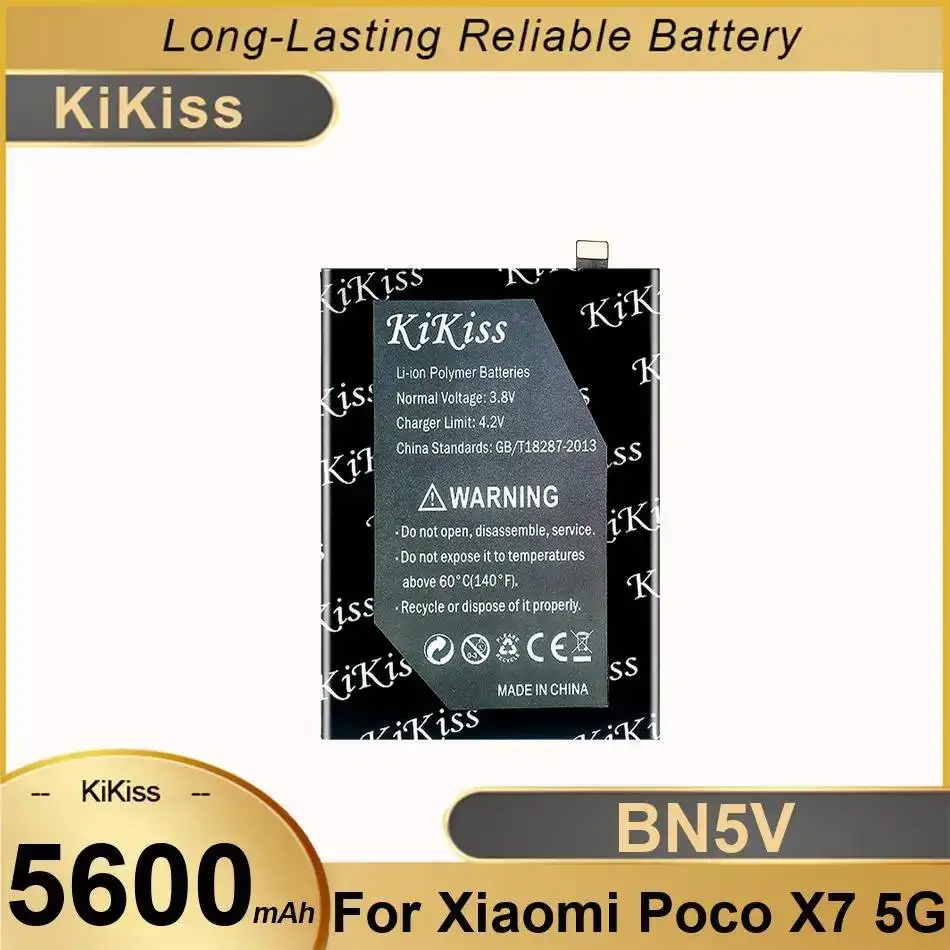 Premium Replacement Mobile Phone Battery For Xiaomi Poco X7 5G 5600Mah BN5V Stable