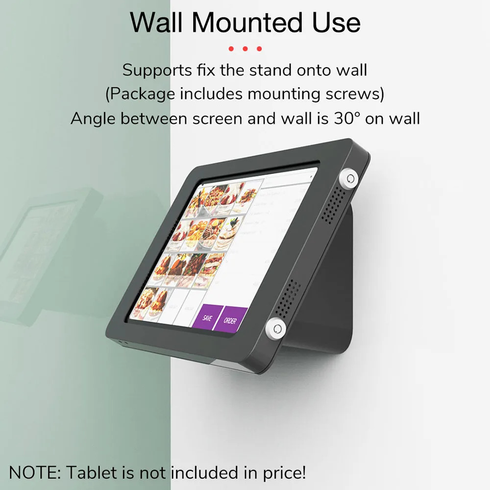 

Противоугонная подставка для планшета Pos для Ipad Pro 12,9 дюймов, регулируемый настенный держатель для планшета 6/5/4/3 поколения