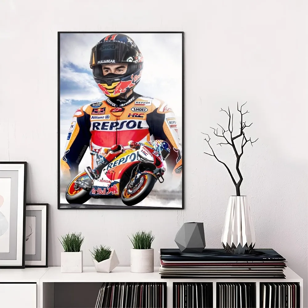 M-Marc M-Marquez  Poster Paper Print Home Living Room Bedroom Entrance Bar Restaurant Cafe Art Painting Decoration