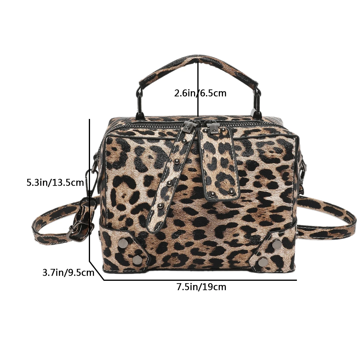 New Leopard Crossbody Bags For Women 2024 Luxury Handbags Designer Ladies Soft Handle Shoulder Messenger Bag Sac A Main Female