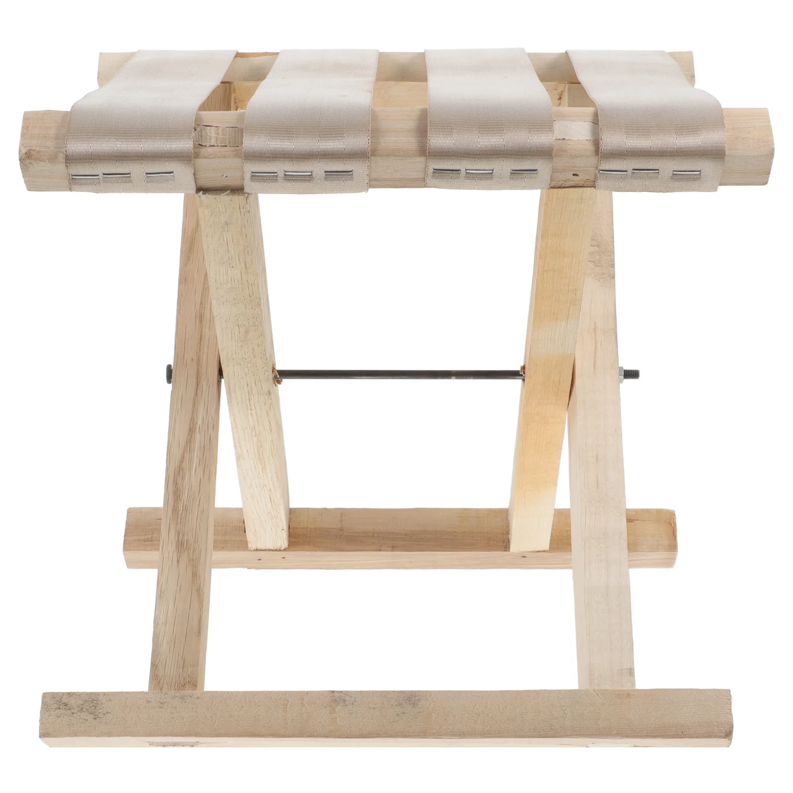 

Small Portable Folding Stool Nylon Wood Lightweight Camping Chair Foldable Chair for Outdoor Fishing Picnic Travel