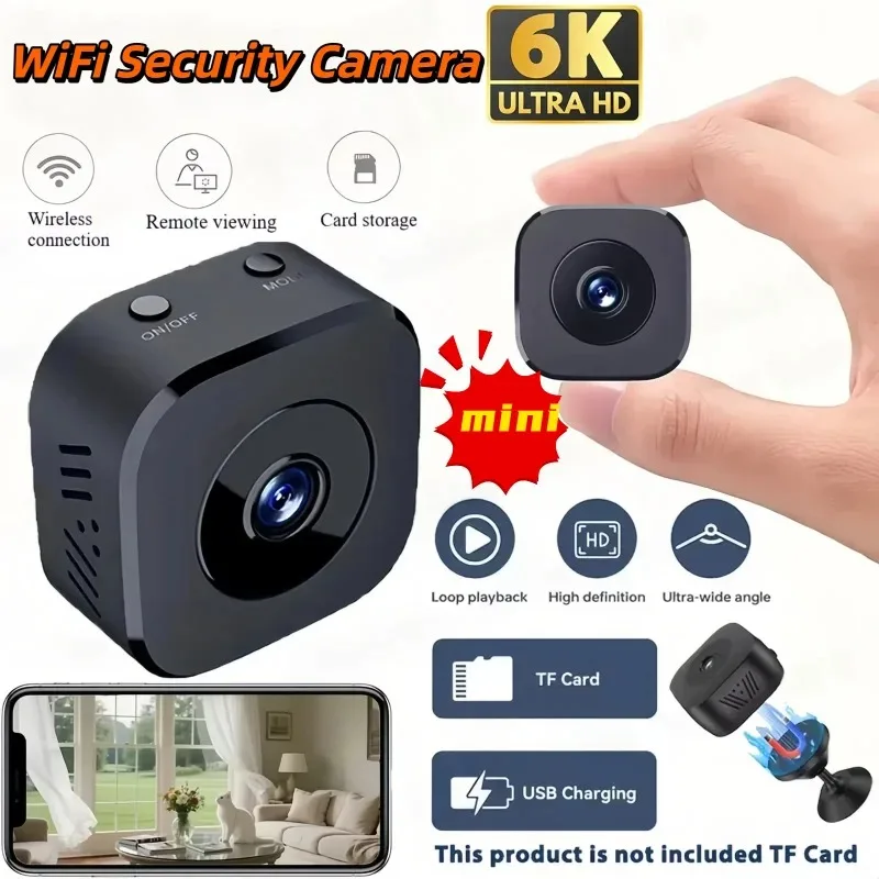 

A9 WiFi Monitor Mini 4K HD Security Camera Wireless Monitoring Security Protection Remote Night Vision Surveillance Smart Home