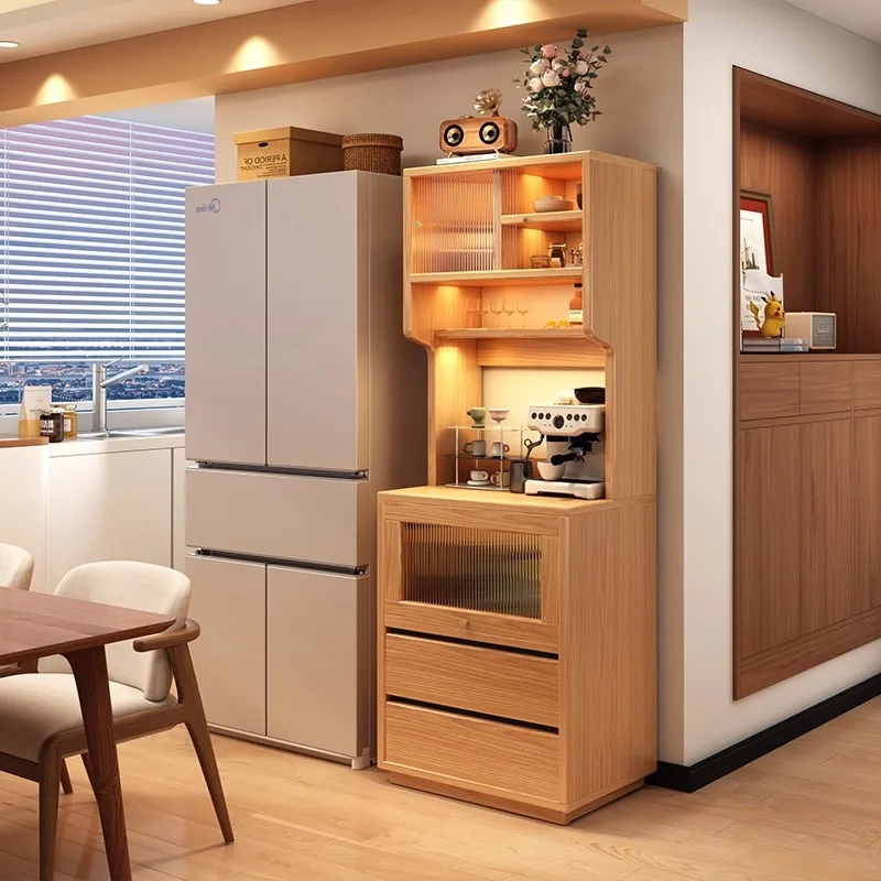 Dining side cabinet against the wall Integrated side cabinet Locker Living room water bar narrow  Tea  Coffee