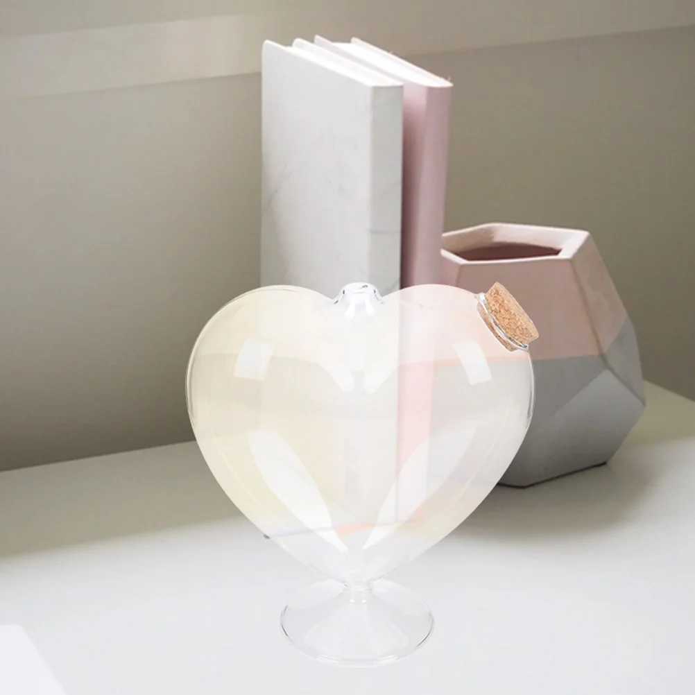 

Wishing Bottle Glass Jar Transparent DIY Craft Container for Stars Essential Oils Small Objects Decorative Drift Bottle