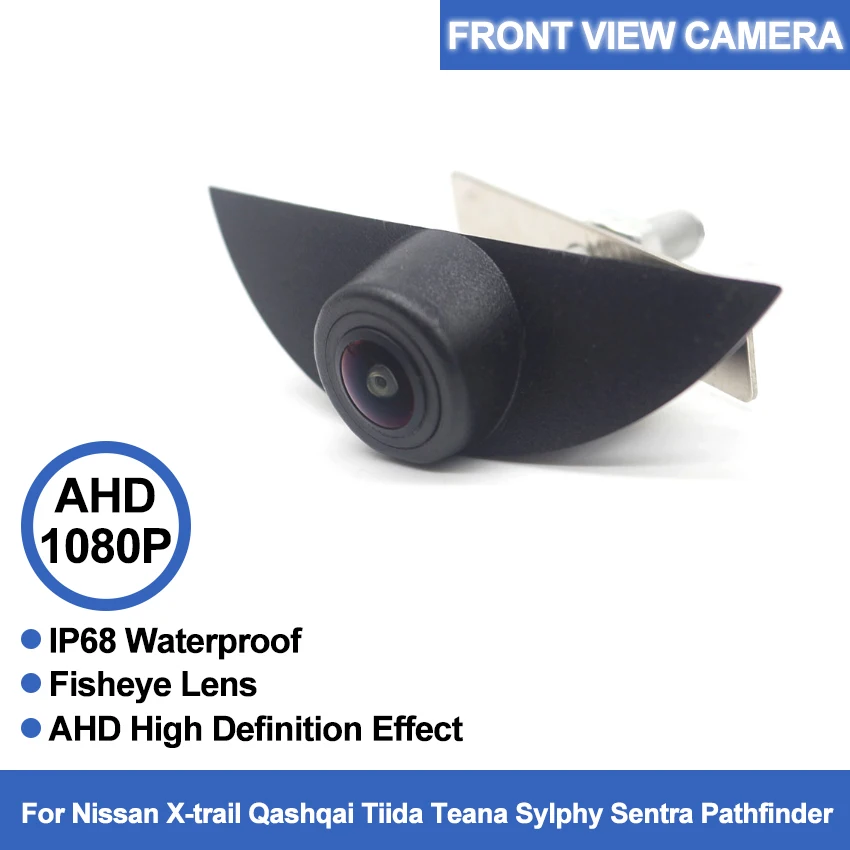 

HD Car CCD Front View Camera Night-Vision Parking Camera For Nissan X-trail Qashqai Tiida Teana Sylphy Sentra Pathfinder