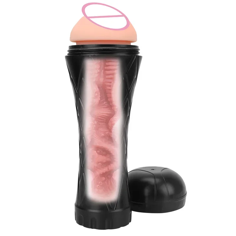 24 Cm Kunstkut Kunstmatige Vaginale Voor Mannen 18 Realistische Kut Eikel Zuigen Penis Pomp Sexy Cup Erotische Producten seksspeeltjes