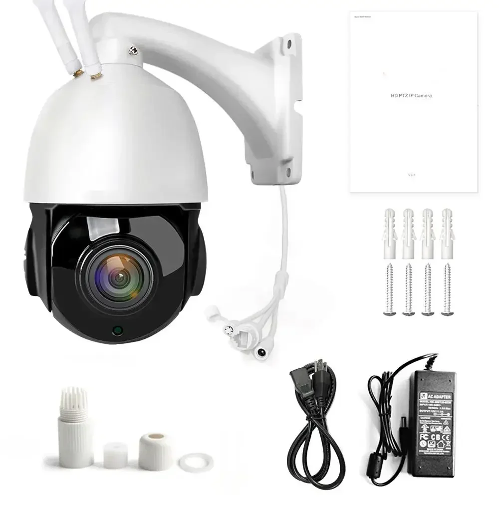 

2MP 5MP Optical Zoom 20X Camera PTZ IP Outdoor Audio WiFi Auto-Tracking Wireless Security Surveillance CCTV 20X Network Camera