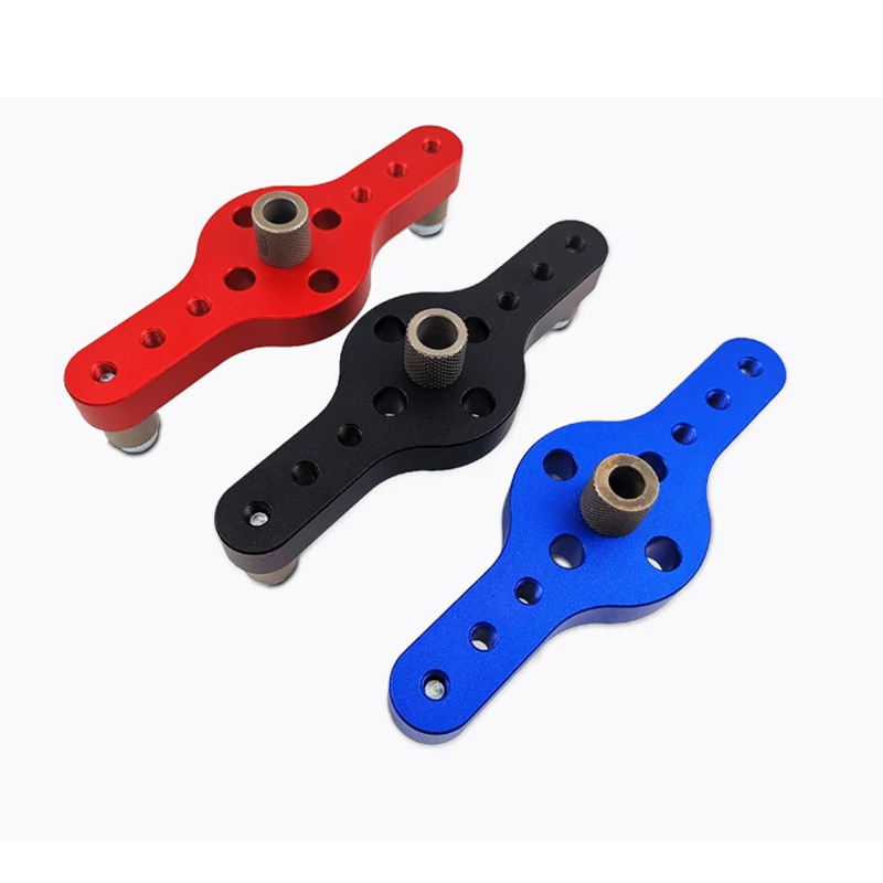 6/8/10Mm Dọc Túi Lỗ Jig Tự Centering Dowelling Jig Lỗ Puncher Định Vị Máy Khoan Hướng Dẫn gỗ Mộc Dụng Cụ
