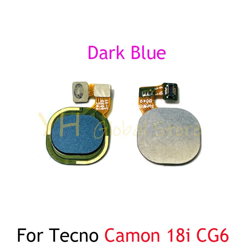 

Для Tecno Camon 17 CG6j CG6 / 18i CG6 Главная Кнопка отпечаток пальца сенсорный датчик гибкий кабель