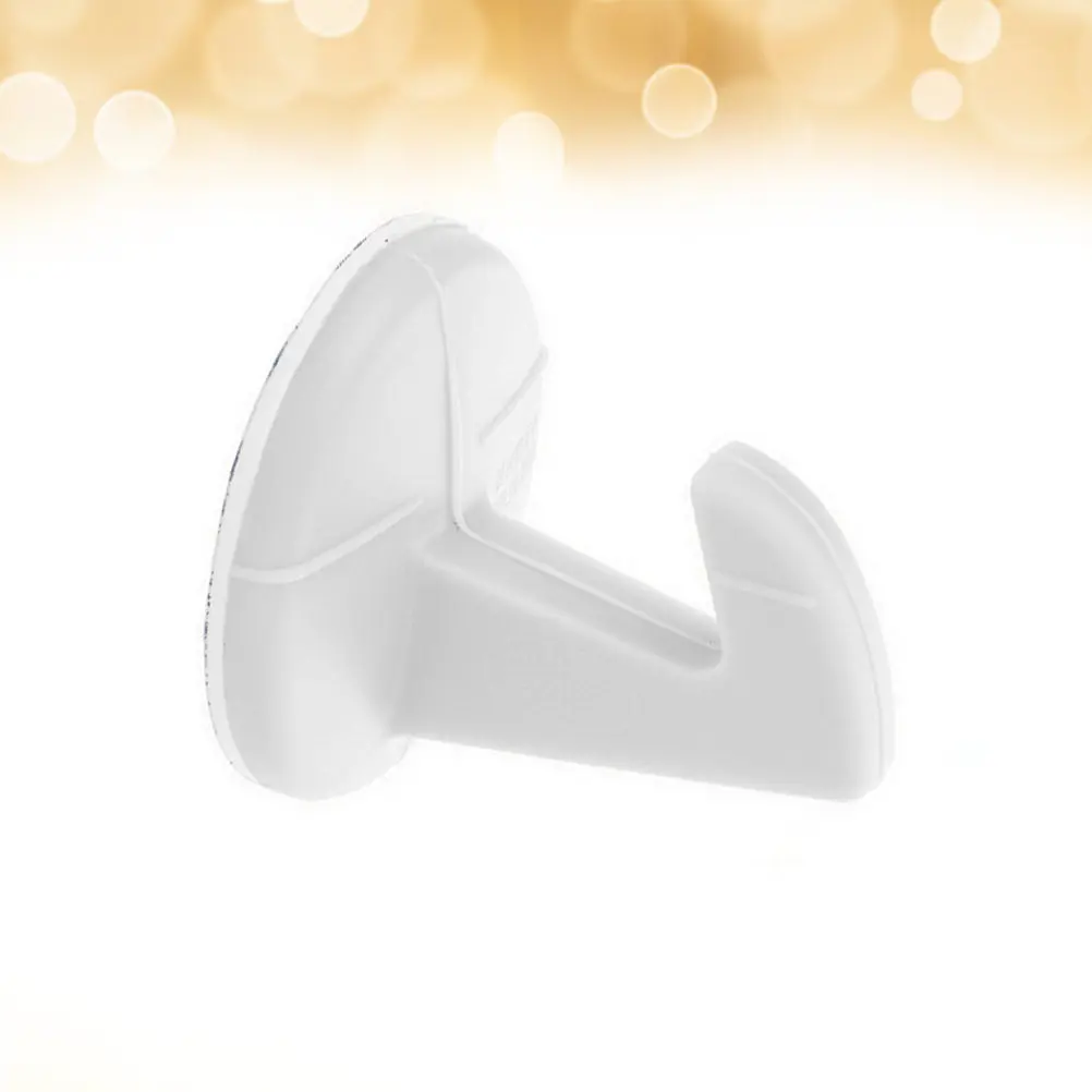 Doorknob Anti-Collision Wall Guard Silicone Thickened Door Crash Pad White with Hook for Home Use