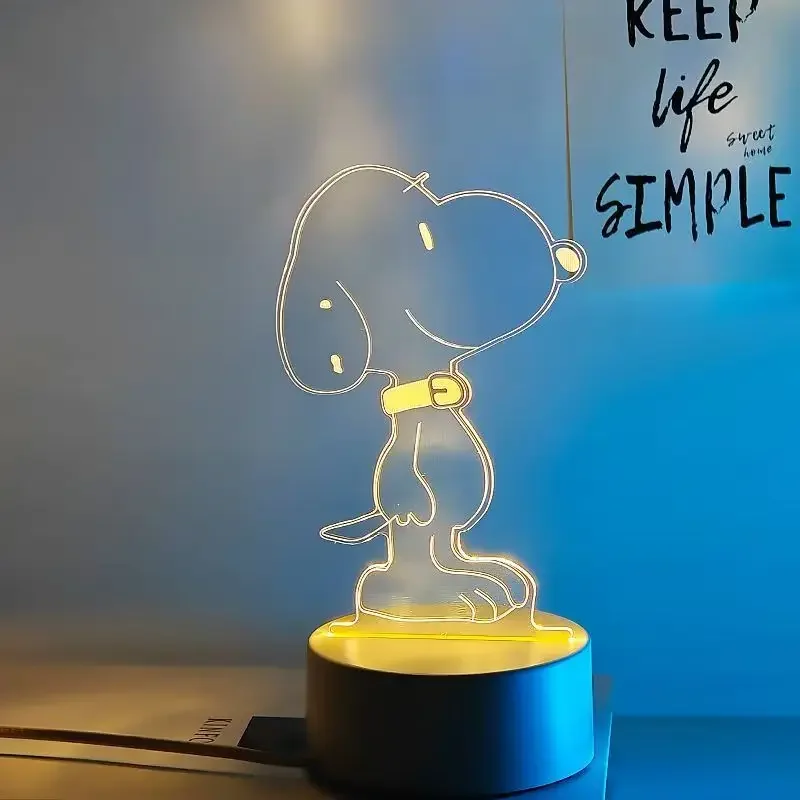 snoopy-cartoon-cor-quente-mouse-e-pato-donald-atmosfera-nightlight-quarto-das-criancas-luz-de-dormir
