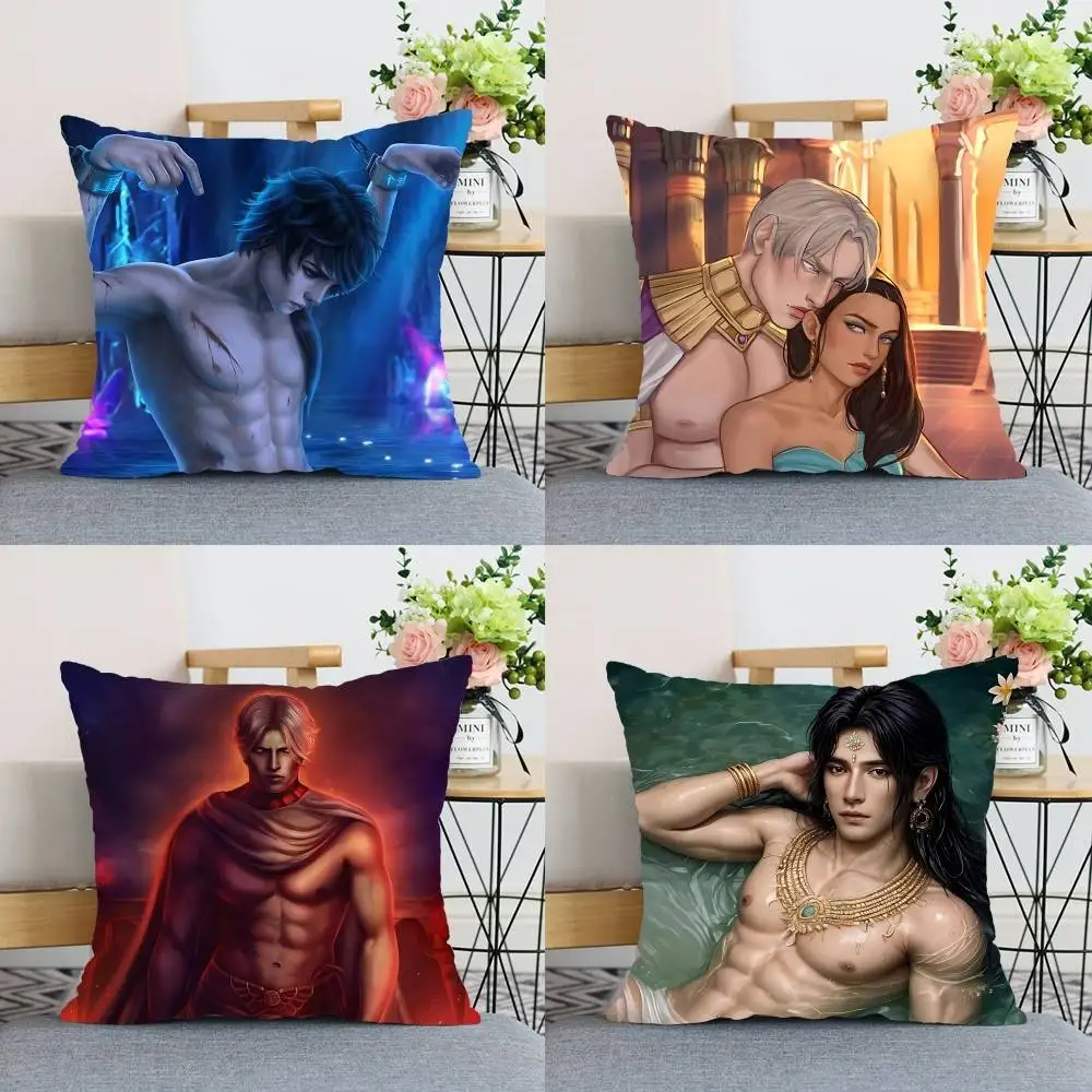 

Romance Club-s Game Pillow Case Throw Pillow Cover Nordic Vintage Style Cushion Covers Home Living Room Sofa Couch Seat Decor