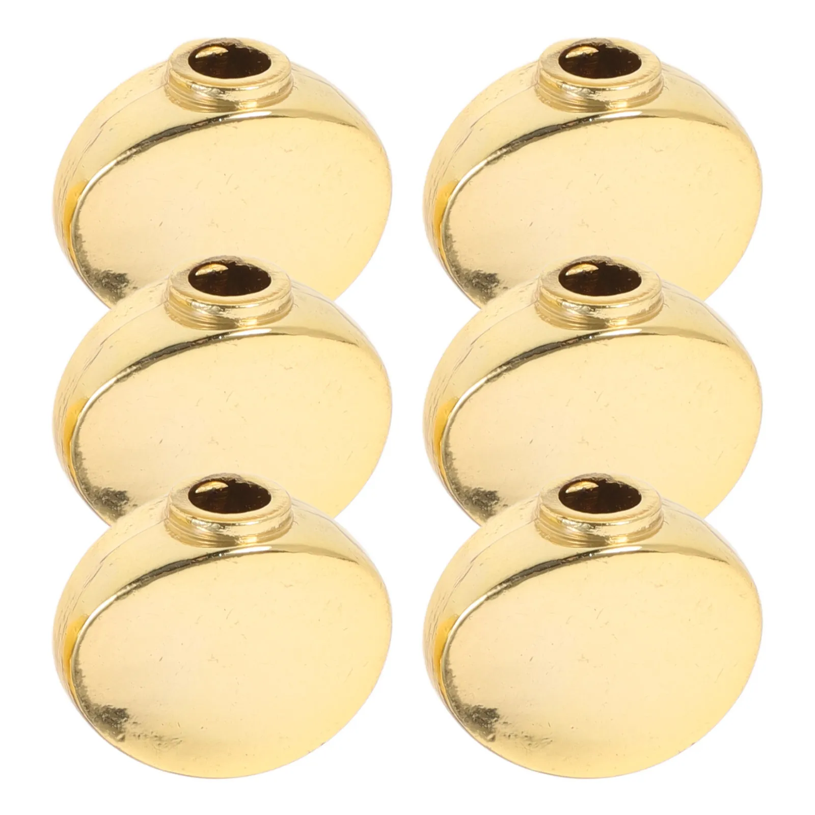 

6Pcs Guitar Tuner Handle Oval Zinc Alloy Gold Durable Precise Rotation Tuning Peg for Acoustic Electric Guitar Parts