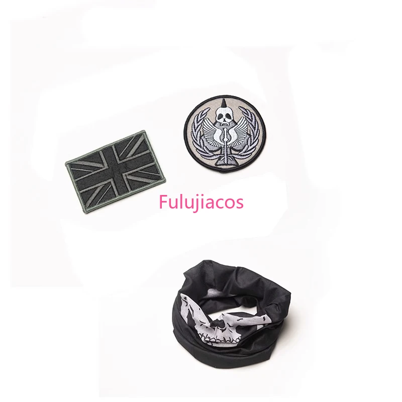 Fulujiacos Ghost Cosplay Kostuum Jas |   Call of Duty tactische uniformjas voor heren voor Halloween- en kostuumevenementen