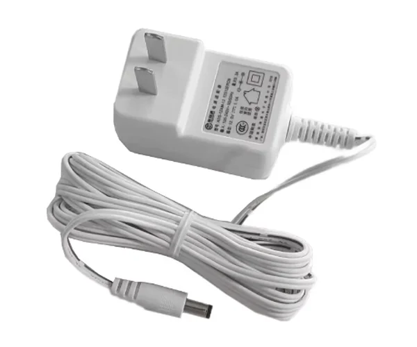 Power Adapter 12V 1A, Barrel 5.5/2.1mm, US 2-Pin Plug, ADS-12AM-12