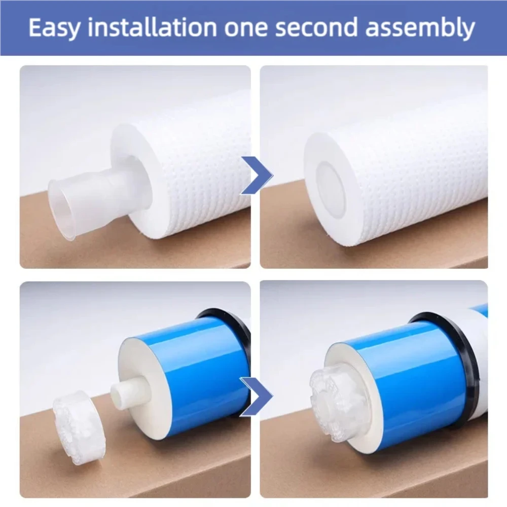 نظام غشاء التناضح العكسي العالمي Waternoble وفلتر رواسب المنزل كله PP القطن الأساسية ومرشح المانع بمقياس FOF