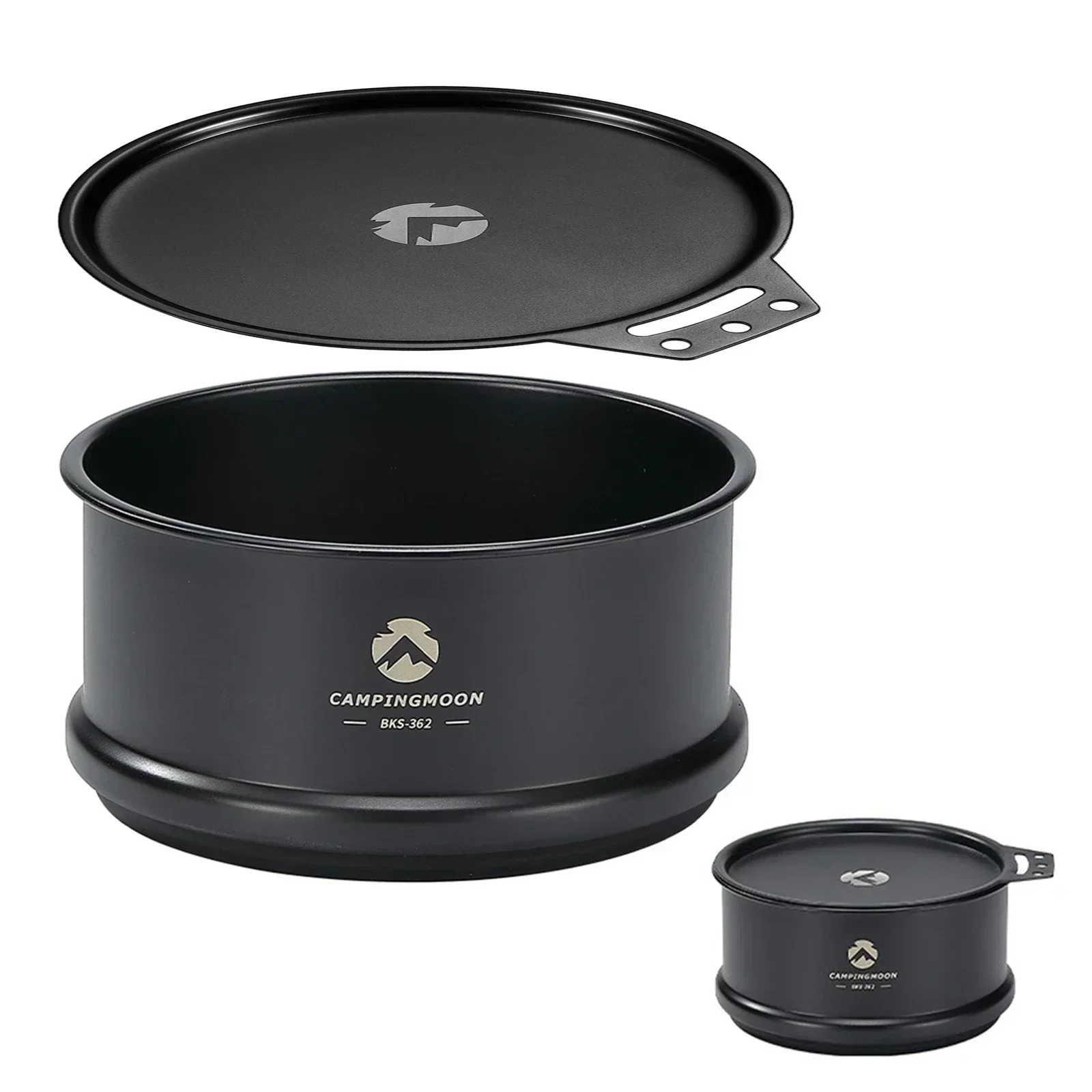 Brand New Camping Steamer Sierra Steamer With Titanium Coating Lid 4.8 * 4.5 * 2.4in Black Bowl Cup Practical Accessories Parts