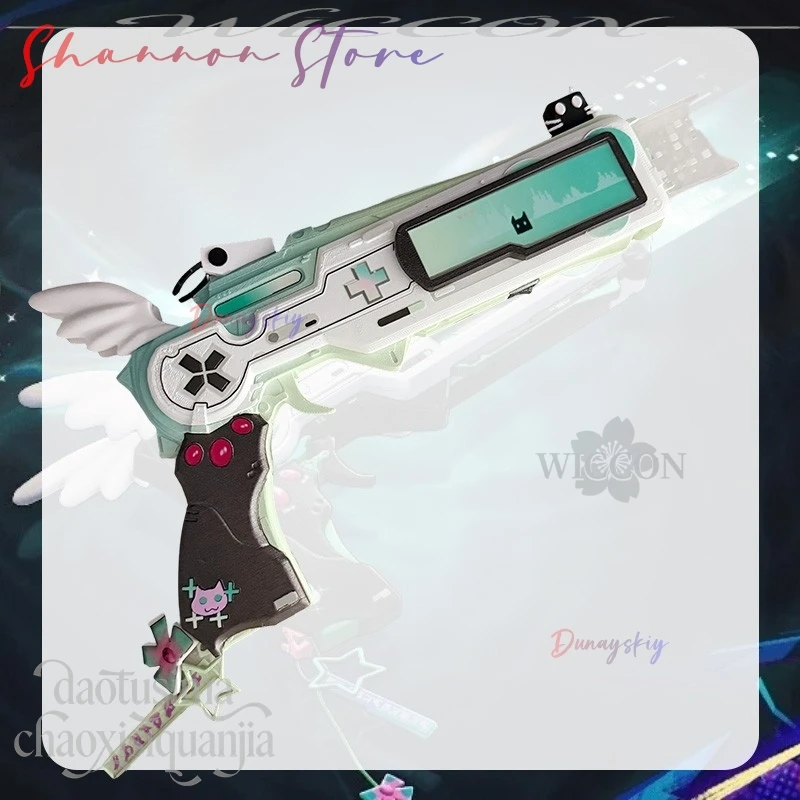 

Game Wuthering Waves Cosplay LYNAE Non-illuminating Fake Handgun 3D Polylactic Acid Props Accessories 코스프레 Halloween Christmas