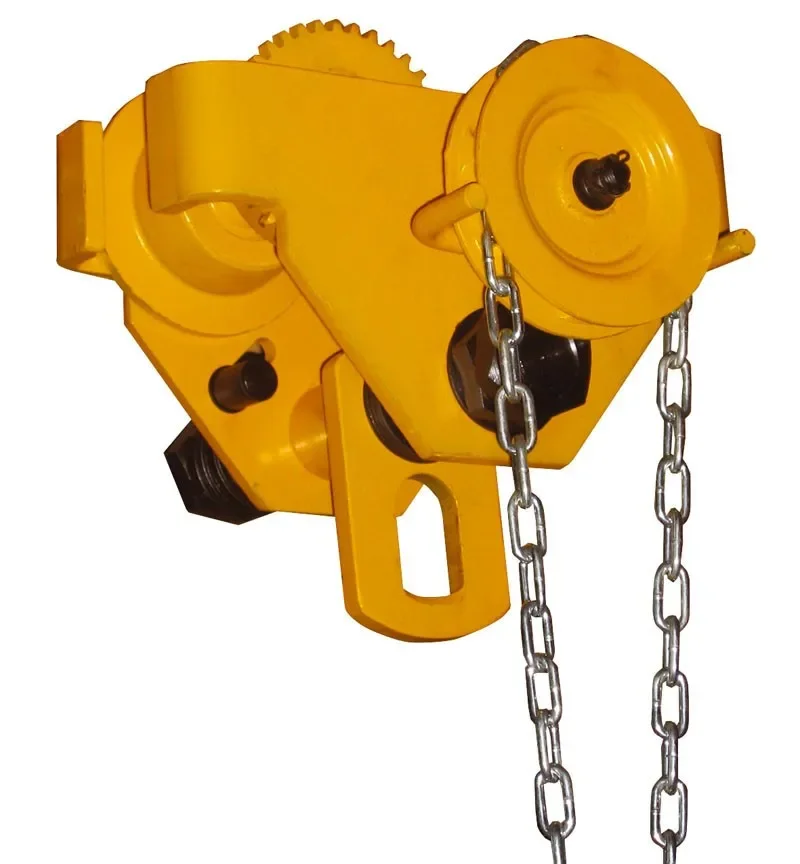 Portable Manual Chain Block Warehouse Cargo Lifter Plain Hand Trolley Beam Trolley