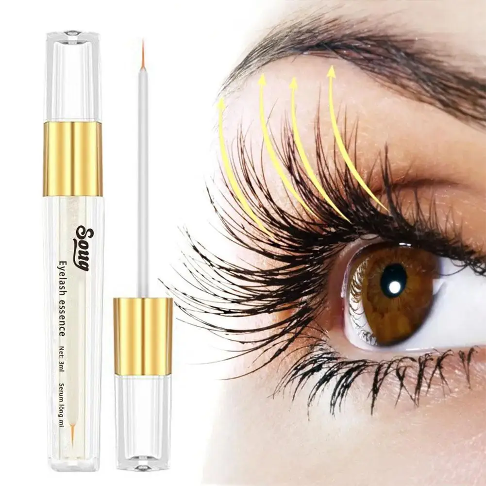 Soug Norishing Eyelash Growth Liquid Eyelashes siero per la crescita rapida allungamento Curl allunga il trattamento addensato siero per ciglia