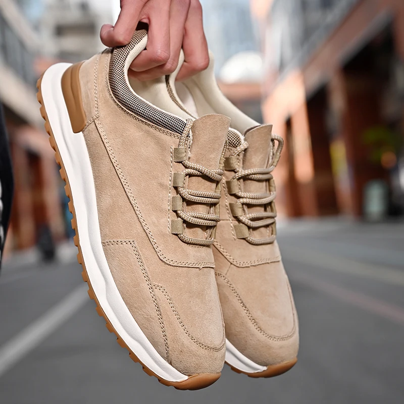 

Мужская повседневная обувь, дышащая, легкая, противоскользящая, увеличивающая рост, спортивная обувь, многофункциональная уличная обувь для прогулок, мужская обувь