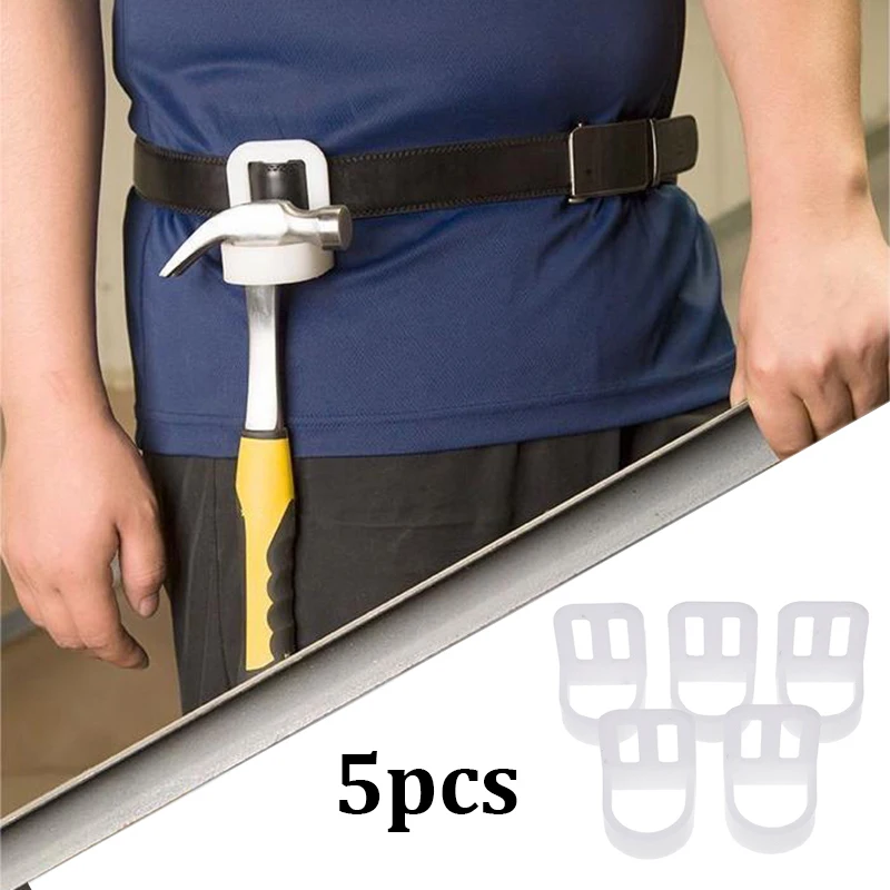 

5 шт. держатель для молотка, зажим для ремня, вешалка для инструментов для строителей, противоскользящий крючок для инструментов, портативная петля для молотка 19525Elarlalarla